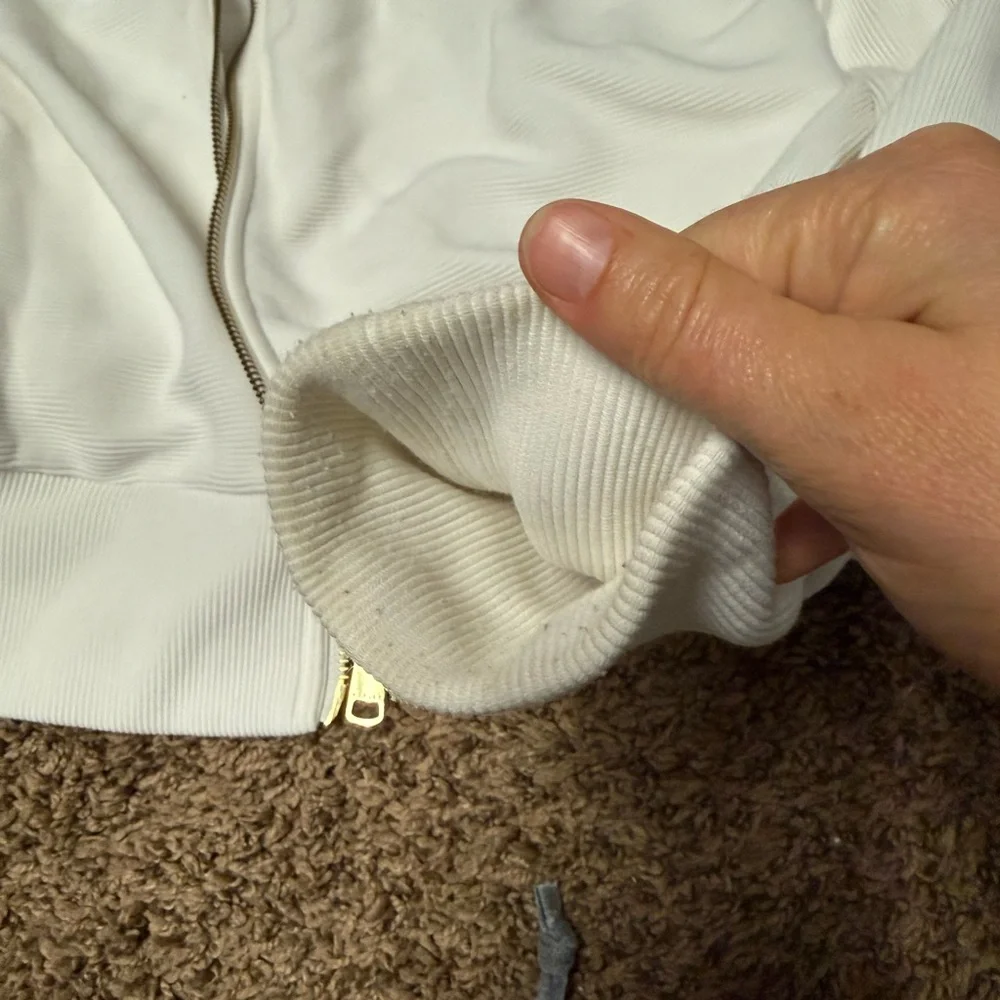Varley ells jacket in egret